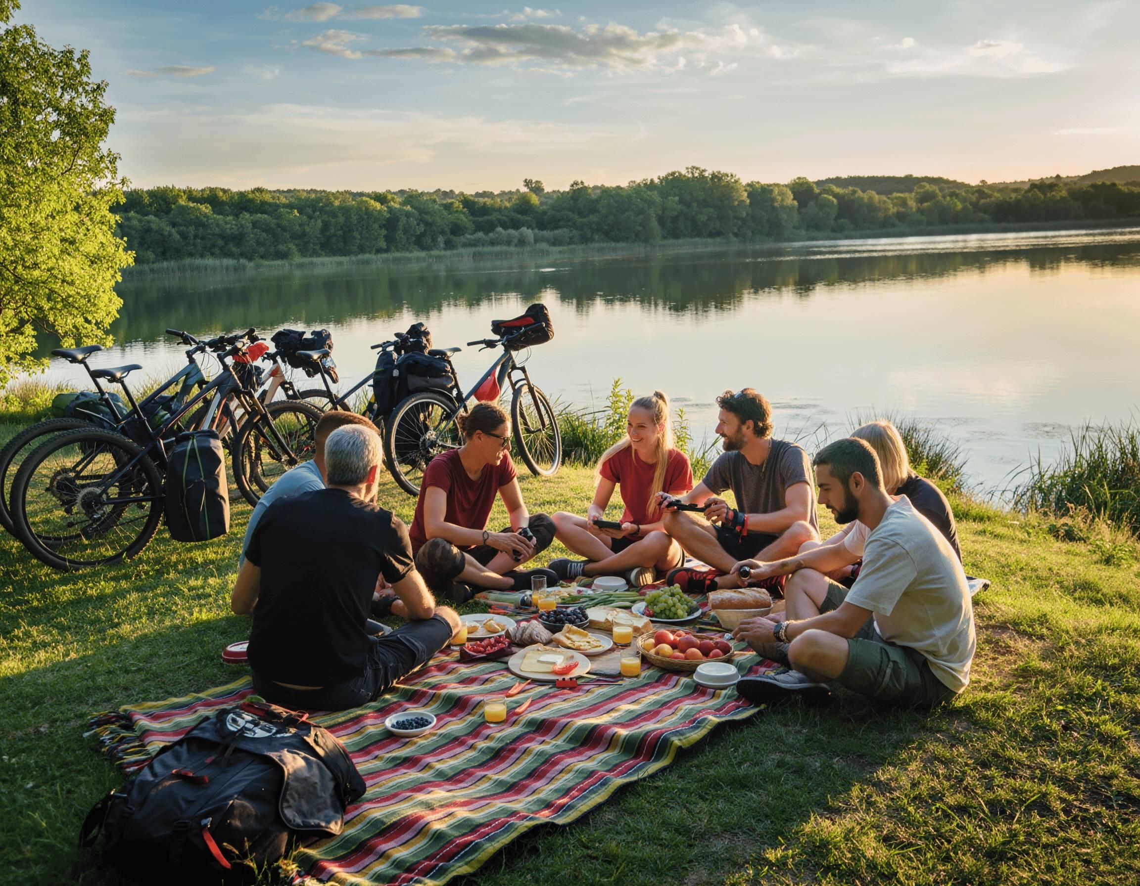 Voyage à vélo dans les Landes - Les grands lacs