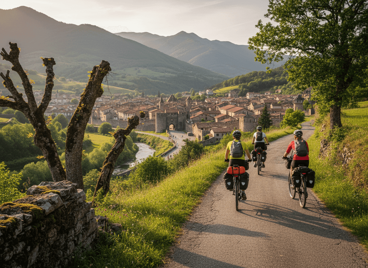 Voyage à vélo dans le Pays Basque - Scandibérique - Saint Palais