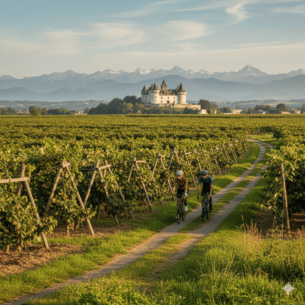 Le Pays de l'Adour et du Kiwi à vélo  Escapade Gourmande dans les Landes -  Kiwi