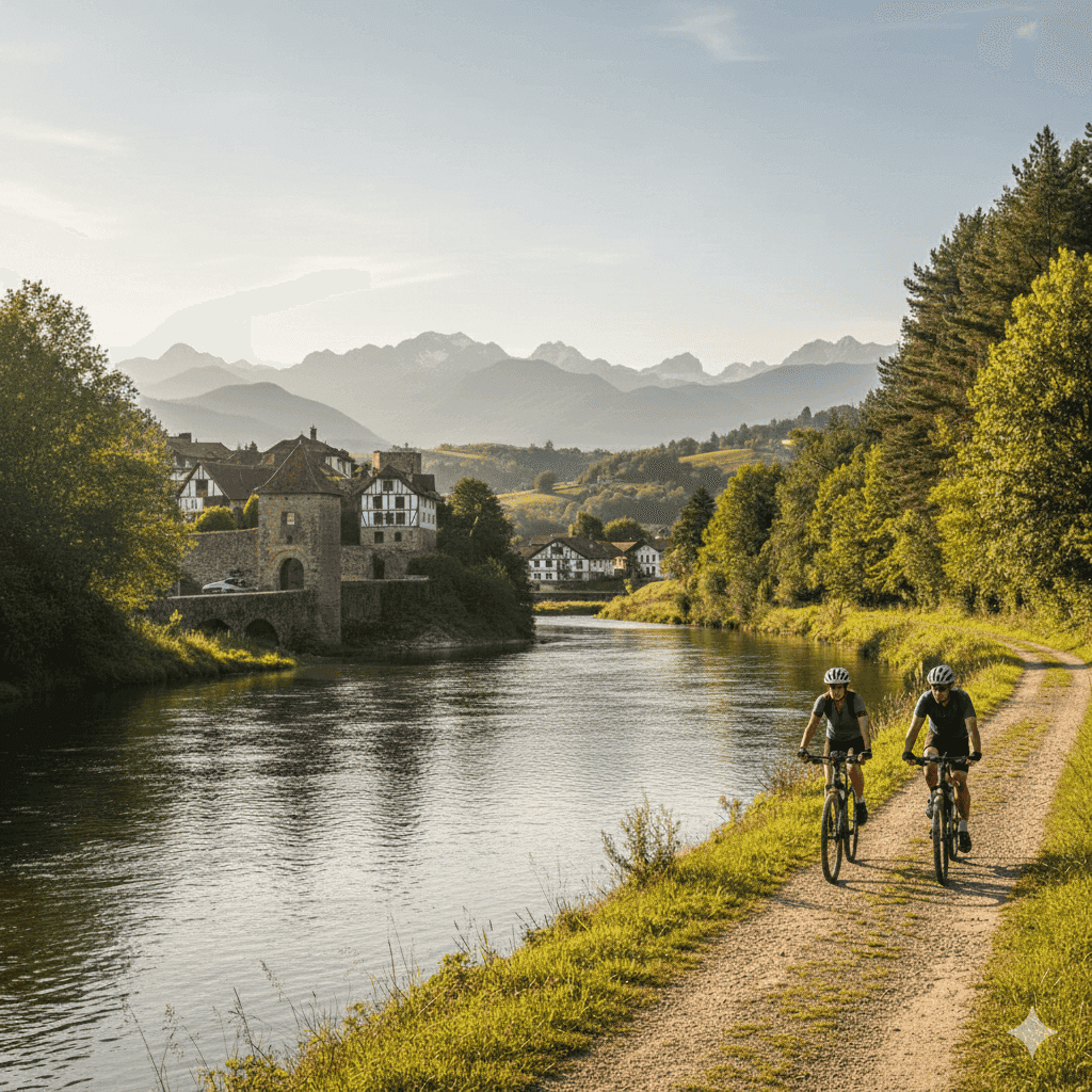 Le Pays de l'Adour et du Kiwi à vélo  Escapade Gourmande dans les Landes - La Bidouze