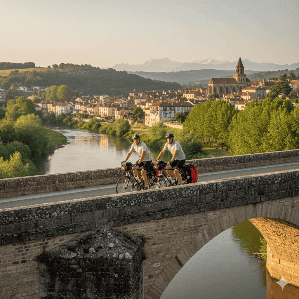 Le Pays de l'Adour et du Kiwi à vélo  Escapade Gourmande dans les Landes - Peyrorade