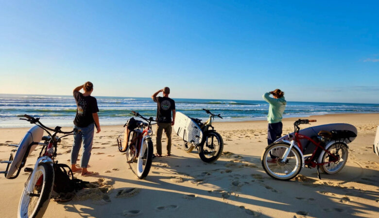 Surfcamp à vélo dans le sud ouest de la France